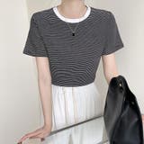 ブラック | Ｔシャツ【韓国ファッション】 | Doula Doula