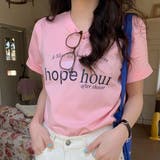 ピンク | Tシャツ【韓国ファッション】 | Doula Doula