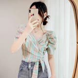 バックリボンカシュクールブラウス【韓国ファッション】 | Doula Doula | 詳細画像6 