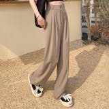 ハイウエストタックパンツ【韓国ファッション】 | Doula Doula | 詳細画像3 