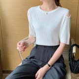 ショルダースリットニット【韓国ファッション】 | Doula Doula | 詳細画像9 