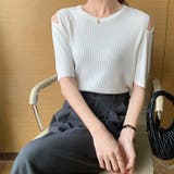 ショルダースリットニット【韓国ファッション】 | Doula Doula | 詳細画像10 