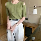 ショルダースリットニット【韓国ファッション】 | Doula Doula | 詳細画像20 