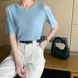 ショルダースリットニット【韓国ファッション】 | Doula Doula | 詳細画像21 