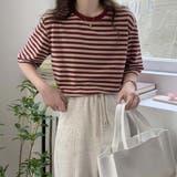 ボーダーＴシャツ【韓国ファッション】 | Doula Doula | 詳細画像3 