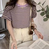 ボーダーＴシャツ【韓国ファッション】 | Doula Doula | 詳細画像7 