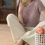 半袖サマーニット【韓国ファッション】 | Doula Doula | 詳細画像9 