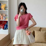 半袖サマーニット【韓国ファッション】 | Doula Doula | 詳細画像14 