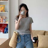 半袖サマーニット【韓国ファッション】 | Doula Doula | 詳細画像19 