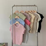 半袖サマーニット【韓国ファッション】 | Doula Doula | 詳細画像21 