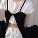 ブラック | Ｔシャツ【韓国ファッション】 | Doula Doula