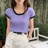 パープル | ニット・セーター【韓国ファッション】 | Doula Doula