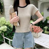 ベージュ | Ｔシャツ【韓国ファッション】 | Doula Doula