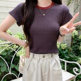 パープル | Ｔシャツ【韓国ファッション】 | Doula Doula