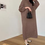 ハイネックリブニットワンピース【韓国ファッション】 | Doula Doula | 詳細画像6