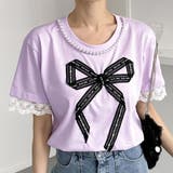 パープル | Ｔシャツ【韓国ファッション】 | Doula Doula