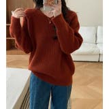 ブラウン | ニット・セーター【韓国ファッション】 | Doula Doula