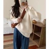 オフホワイト | ニット・セーター【韓国ファッション】 | Doula Doula