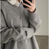 Vネックニット・セーター【韓国ファッション】 | Doula Doula | 詳細画像4 