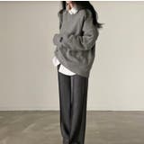Vネックニット・セーター【韓国ファッション】 | Doula Doula | 詳細画像9 
