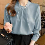 ブルー | ブラウス【韓国ファッション】 | Doula Doula