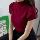 ハイネック半袖サマーニットトップス【韓国ファッション】 | Doula Doula | 詳細画像22 