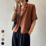 半袖テーラードジャケット【韓国ファッション】 | Doula Doula | 詳細画像1