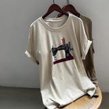 ベージュ | Ｔシャツ【韓国ファッション】 | Doula Doula