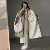 リバーシブルスタンドカラーボアコート【韓国ファッション】 | Doula Doula | 詳細画像4 