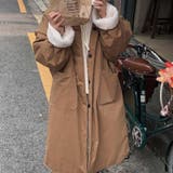 リバーシブルスタンドカラーボアコート【韓国ファッション】 | Doula Doula | 詳細画像11 