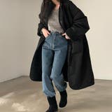 リバーシブルスタンドカラーボアコート【韓国ファッション】 | Doula Doula | 詳細画像13 