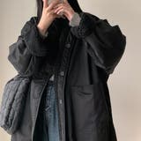 リバーシブルスタンドカラーボアコート【韓国ファッション】 | Doula Doula | 詳細画像15 