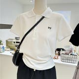 ホワイト | Ｔシャツ【韓国ファッション】 | Doula Doula