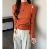 オレンジ | ニット・セーター【韓国ファッション】 | Doula Doula