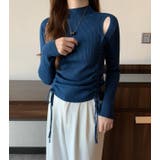 ネイビー | ニット・セーター【韓国ファッション】 | Doula Doula