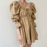 パフスリーブコットンミニワンピース【韓国ファッション】【春夏新商品】 | Doula Doula | 詳細画像10 