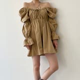 パフスリーブコットンミニワンピース【韓国ファッション】【春夏新商品】 | Doula Doula | 詳細画像12 