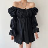 パフスリーブコットンミニワンピース【韓国ファッション】【春夏新商品】 | Doula Doula | 詳細画像21 