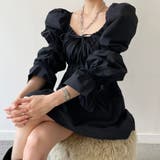 パフスリーブコットンミニワンピース【韓国ファッション】【春夏新商品】 | Doula Doula | 詳細画像23 