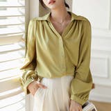 Vネックドレスシャツ【韓国ファッション】【春夏新商品】 | Doula Doula | 詳細画像5 