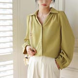 Vネックドレスシャツ【韓国ファッション】【春夏新商品】 | Doula Doula | 詳細画像6 