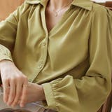 Vネックドレスシャツ【韓国ファッション】【春夏新商品】 | Doula Doula | 詳細画像9 