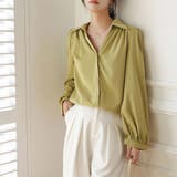 Vネックドレスシャツ【韓国ファッション】【春夏新商品】 | Doula Doula | 詳細画像10 