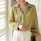 Vネックドレスシャツ【韓国ファッション】【春夏新商品】 | Doula Doula | 詳細画像13 