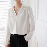 Vネックドレスシャツ【韓国ファッション】【春夏新商品】 | Doula Doula | 詳細画像19 