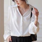 Vネックドレスシャツ【韓国ファッション】【春夏新商品】 | Doula Doula | 詳細画像21 