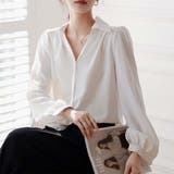 Vネックドレスシャツ【韓国ファッション】【春夏新商品】 | Doula Doula | 詳細画像22 