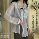 オーバーサイズシアーシャツ【韓国ファッション】【春夏新商品】 | Doula Doula | 詳細画像1 