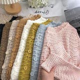 クロシェニットカーディガン【韓国ファッション】【春夏新商品】 | Doula Doula | 詳細画像14 