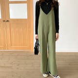 さらっとリラックス。Vネックサロペットワイドパンツ | Doula Doula | 詳細画像7 